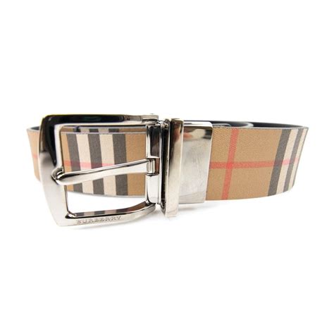 burberry clarke belt|Reversible Check B Cut Belt in Snug/black .